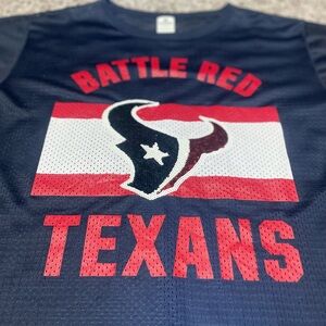 PINK Victoria's Secret Navy and Red Texans Top
